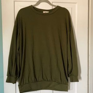 —Large Olive Green Amelia James Top